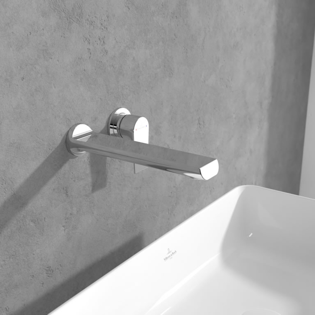 Lifestyle image of Villeroy & Boch Liberty 220mm Wall-Mounted Basin Mixer